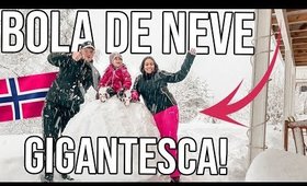 TEMPESTADE DE NEVE E DIVERSÃO NA NORUEGA | Vida na Noruega 🇳🇴