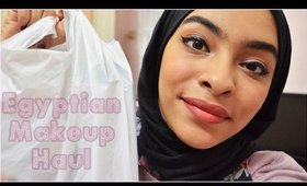 Egyptian Makeup/Beauty Haul + Demo/Try on & First impressions [collective] مشترياتي من مصر | REEM