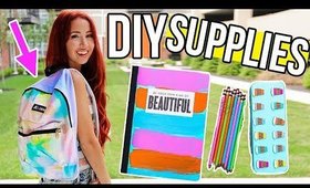 DIY BACK TO SCHOOL SUPPLIES 2017 | Easy, Cheap & Cute