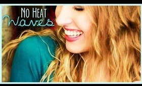 Easy, No Heat "Twisted" Waves & Hair Tutorial 3 Ways!