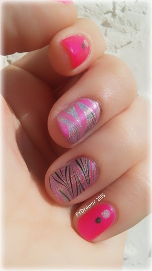 Water marbling with China Glaze, OPI, and KB Shimmer polishes :)