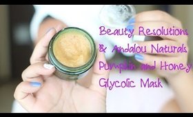 Monday Masks & Moods | Beauty Resolutions & Andalou Naturals Pumpkin Honey Glycolic Mask
