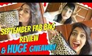 My September FabBag 2014 review + HUGE GIVEAWAY