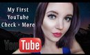 My First YouTube Check + What's to Come On My Channel