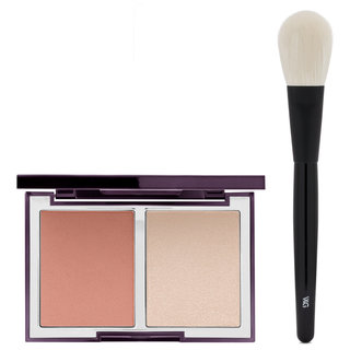 Wayne Goss The First Edition F1 Angled Cheek Brush + Free The Weightless Veil Blush Palette Sweet Wildflower