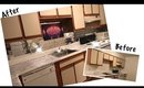 DIY| Faux Mirror Tile Backsplash|Kitchen Makeover ft Banggoods.com