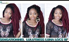 BEST FAUX LOCS FOR FALL ☆ SENSATIONNEL LUNA LOCS 18" BURGUNDY | Samsbeauty