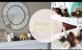 Thanksgiving Decor House Tour (Living Room, Kitchen, Dining Room) | Charmaine Manansala