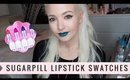 Sugarpill Pretty Poison Lipstick Swatches | ALL 6 SHADES!