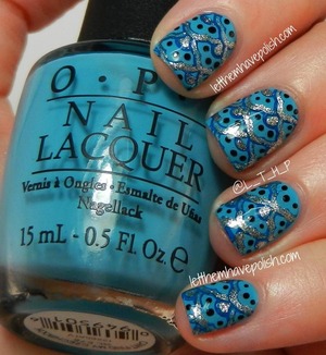 For full details on this look head on over to this post : http://www.letthemhavepolish.com/2013/07/truffle-tuesdays-opi-cant-find-my.html