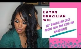 18" Brazilian Lace Front Wig for $115 Amazon Wig | EAYON HAIR