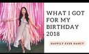 What I Got For My Birthday 2018! | Happily Ever Nancy