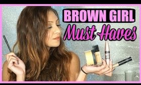 MUST HAVE Beauty Products For Brown Girls!│HOLY GRAIL Makeup For Indian Olive, Medium Skin Tones!