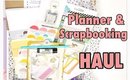 Planner and Scrapbooking Haul: ft TheResetGirl (ListersGottaList) kit & YellowPaperHouse