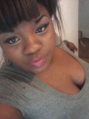 one of my everyday looks...i want to be a make up artist...you think i should give it a shot...i love doing make up..