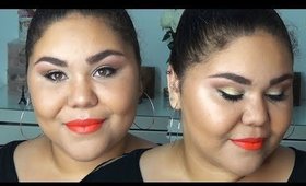 MAQUILLAJE EN DORADOS Y ANARANJADO | kittypinky