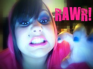 RAWR! it means i love you in dinosaur ^_^