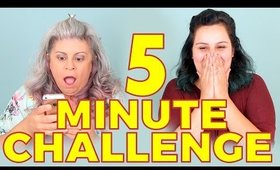 5 Minute Makeup Challenge with Glam Packed | Bethany Kibbe