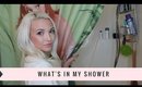 What's in my Shower | Skincare, Haircare, etc