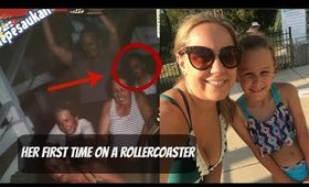 Her FIRST time | Riding the Oldest Rollercoaster | Wooden Rollercoaster
