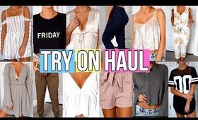 TRY ON CLOTHING HAUL Back To School 2017 | Fashion Nova, Zaful, Tobi