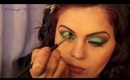 Bright Green Makeup Tutorial Using  KARMAH COSMETICS