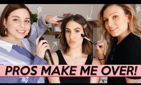 A Makeup & Hair Artist GIVE ME A MAKEOVER! | Jamie Paige
