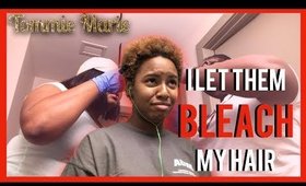 I Let My Friends Bleach My Hair 😳😱| Hair Vlog