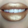 gold lips! 