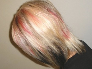 Hair color and hair cut by Christy Farabaugh