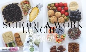 School & Work Lunch Ideas/Weekly Plan (Vegan/Plant-based) | JessBeautician