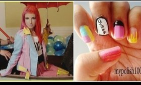 PARAMORE STILL INTO YOU INSPIRED NAILS