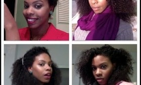 4 Styles for Your Kinky Curly U-Part Wig