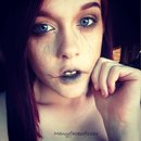 My Halloween makeup: angel of death 