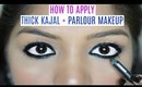 HOW TO APPLY Parlour Makeup & Thick Kajal Tutorial At Home| SuperPrincessjo