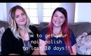 HOW TO GET YOUR NAIL POLISH TO LAST LONGER!!!!  | DIY NAIL TIPS