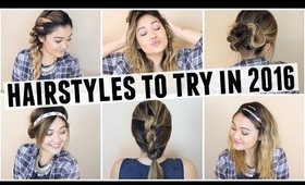 HAIRSTYLES TO TRY IN 2016 | JaaackJack