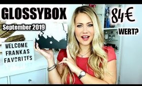 Glossybox September 2019 UNBOXING (schon wieder so ein hoher Wert?)