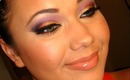 Arabic Inspired Makeup Tutorial (Gold Pink & Purple Smokey Eye)