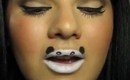 Lipstick Art Panda Tutorial
