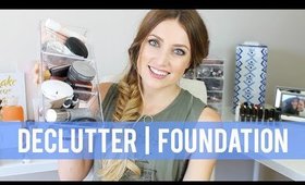 Makeup Collection + Declutter: Foundation | Kendra Atkins