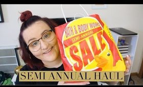 bath and body works semi annual sale 2018 haul | heysabrinafaith