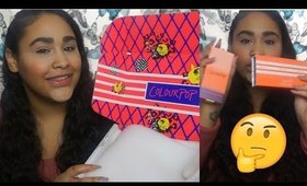 Colourpop Nectar Collection Unboxing, Swatches and First Impressions | Lyiah Xo