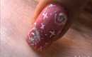 Beautiful Barbie Pink Swirls EASY nail designs for short nails- nail art tutorial beginners