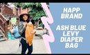 HAPP brand diaper bag | NEW Ash blue levy backpack