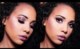 Purple Fall Makeup Collab w FashionablyFayy | Ashley Bond Beauty