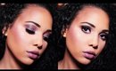 Purple Fall Makeup Collab w FashionablyFayy | Ashley Bond Beauty