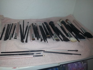 My brushes are like my babies :)) 