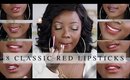 8 CLASSIC Red Lipsticks | @rachaelnalumu