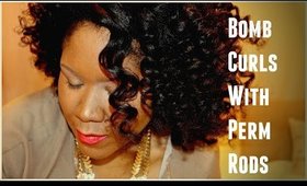 Get Bomb Curls | Perm Rod Hair Tutorial